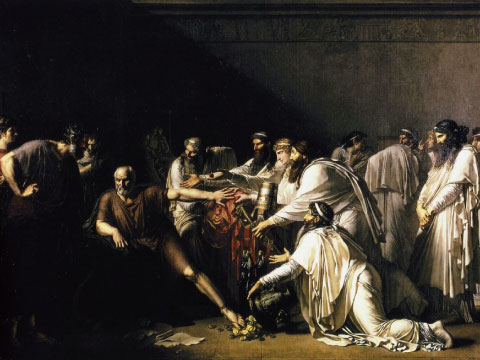ジロデ・トリオソン作絵画・アルタクセルクセスの贈物を拒否するヒポクラテス