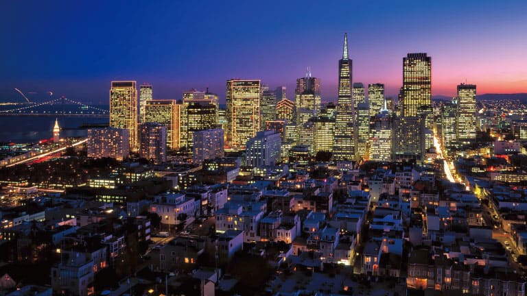 アメリカ・サンフランシスコの夜景