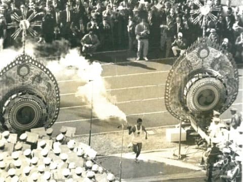 1964年東京オリンピックの聖火ランナー