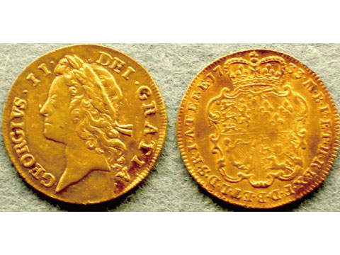 ジョージ２世2ギニー硬貨