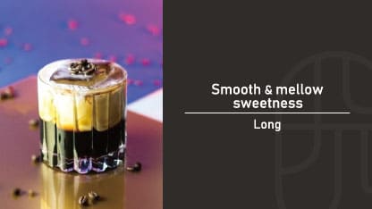 ウォッカベースロングカクテルのホワイトルシアン